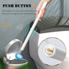 Disposable Toilet Brush Set with Wall-Mounted Holder