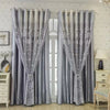 European Vintage Floral Embroidered Blackout Curtain