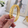 Gold Plated Hollow Bangles for Women