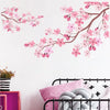 Peach Tree Branches Bird Cage Wall Decal