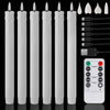 LED Flameless Taper Candles with Remote Control