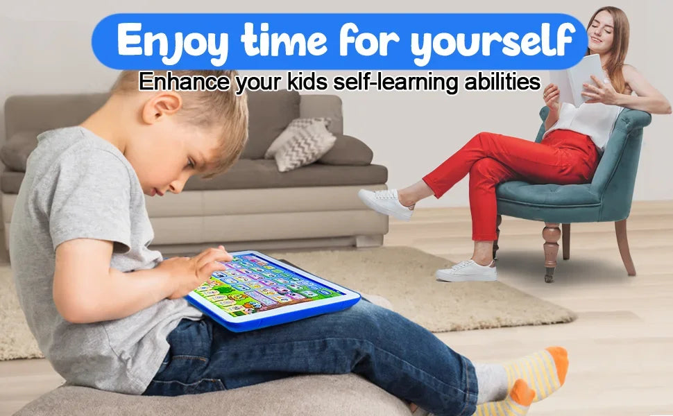 Bilingual French-English Learning Tablet for Kids