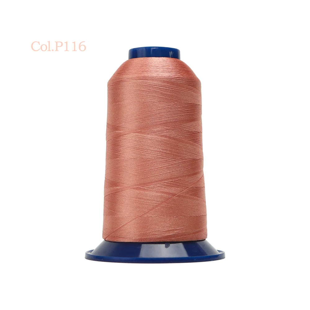 High-Tenacity Polyester Embroidery Thread (120D/2, 40wt) for Home & Industrial Machines