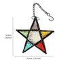 Forged Iron Star Hanging Candlestick