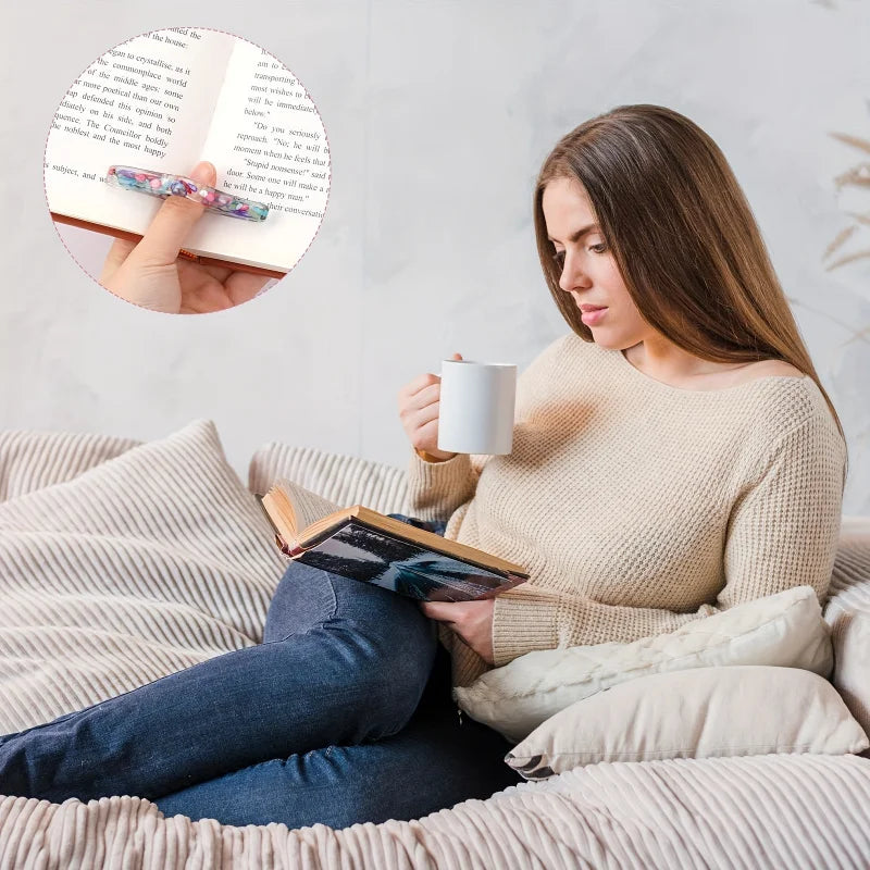 Handmade Resin Page Holders for Reading