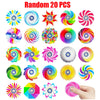 Rainbow Fidget Spinner Set – Sensory Stress Relief Toys for Kids and Adults