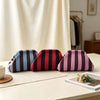 Striped Knit Tote Bag - Casual & Spacious Handbag
