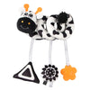 Soft Car Seat & Stroller Toy Set with Mirror, Crinkle, and Squeaky Sounds