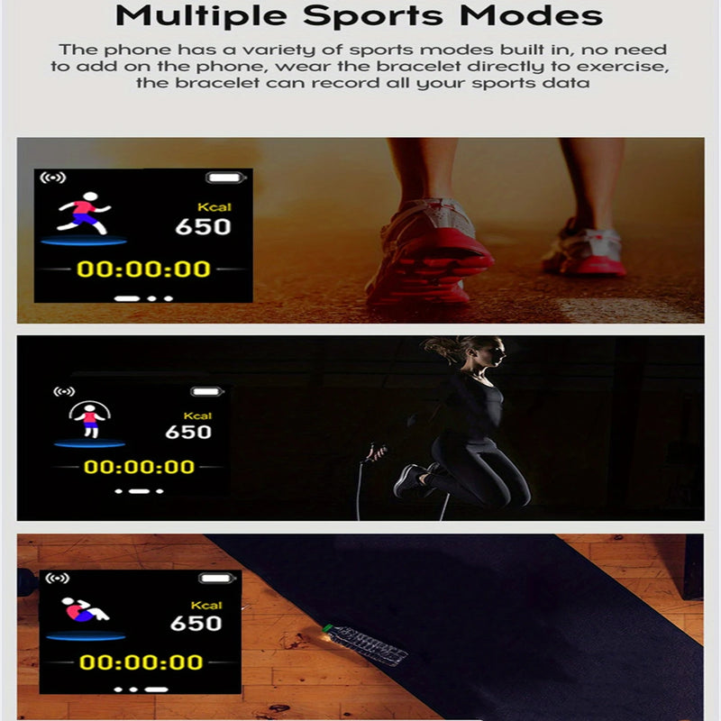 Y68 Digital Smart Watch with Fitness Tracking