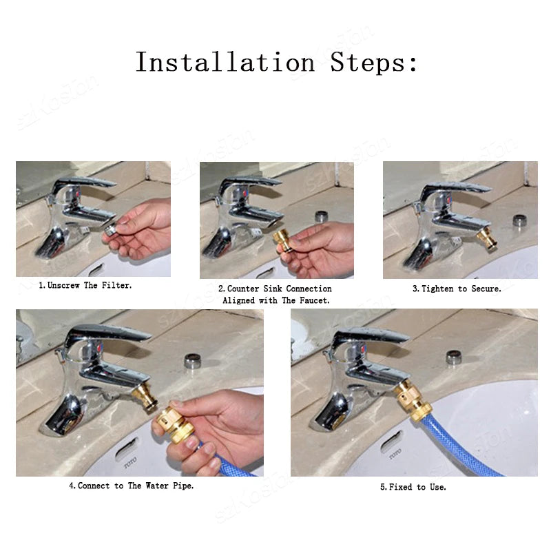Universal Brass Tap Adapters