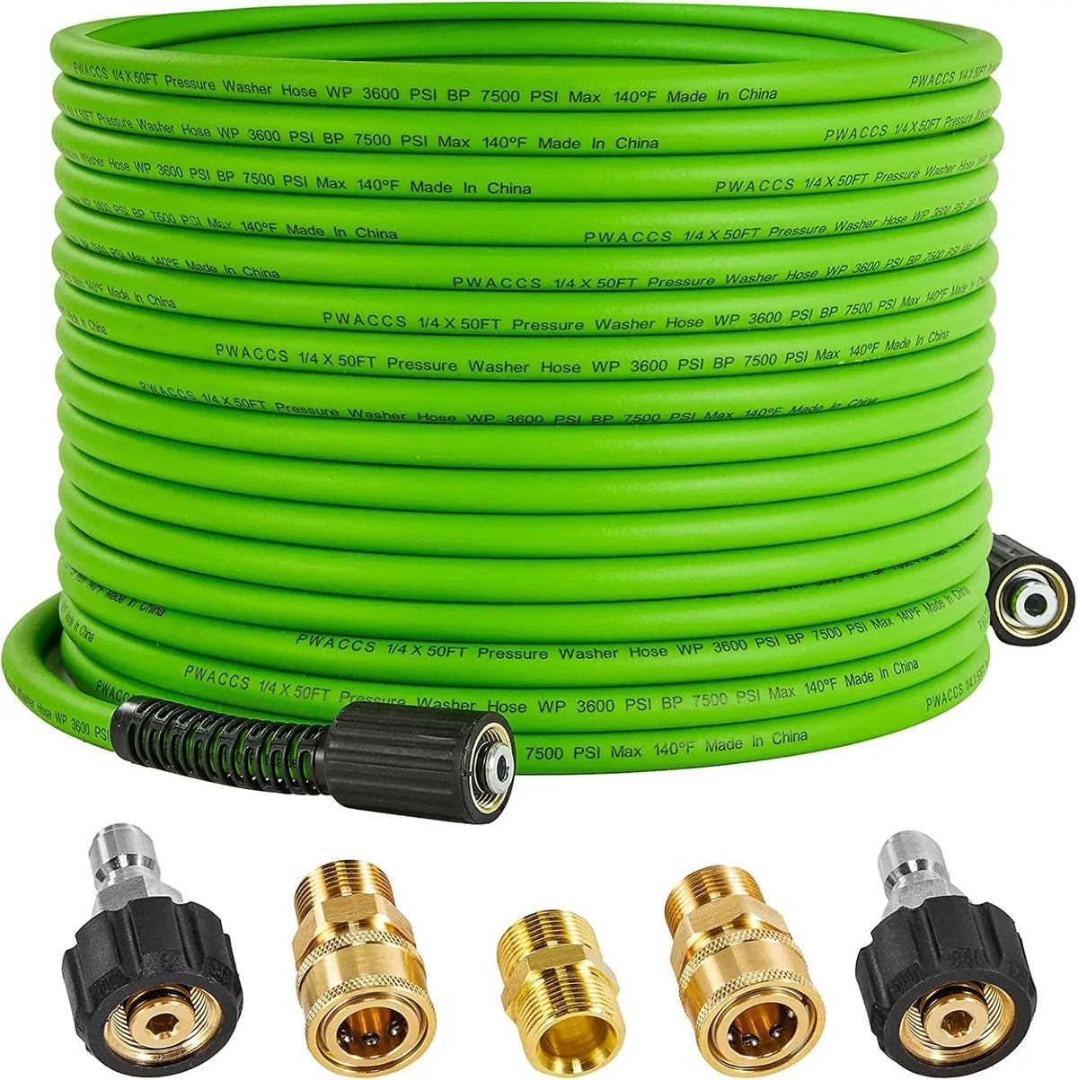 50FT Kink-Resistant Pressure Washer Hose