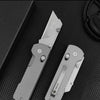 Folding Utility Knife with Quick-Change Blade and Pocket Clip