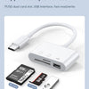 USB-C 3-in-1 Card Reader for SD and TF Cards