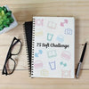 75 Day Hard Challenge Planner Notebook – A5 Hardcover Goal Tracker