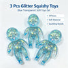 Glitter Squishy Fidget Toy - Slow Rebound Stress Relief for Kids and Adults