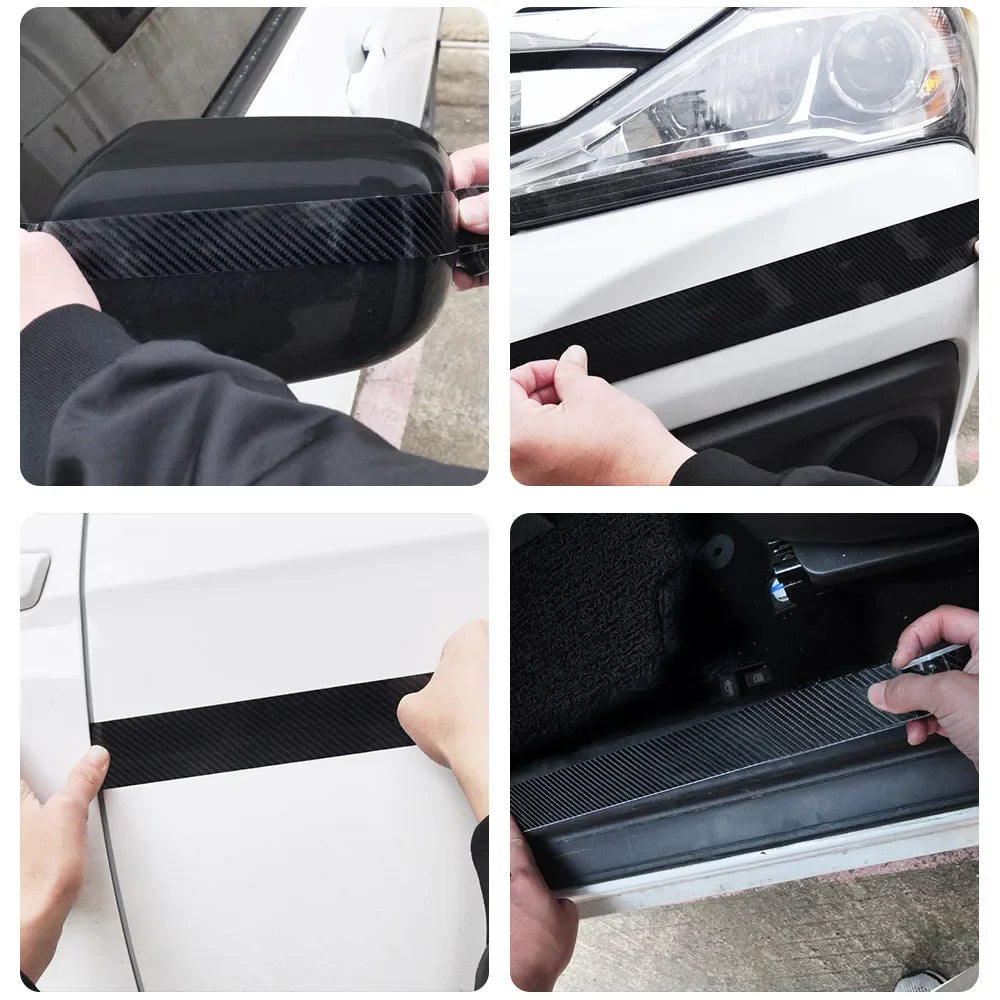 Nano Carbon Fiber Car Door Edge Protector Tape