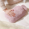 Reusable Hot Water Bottle with Soft Fleece Cover