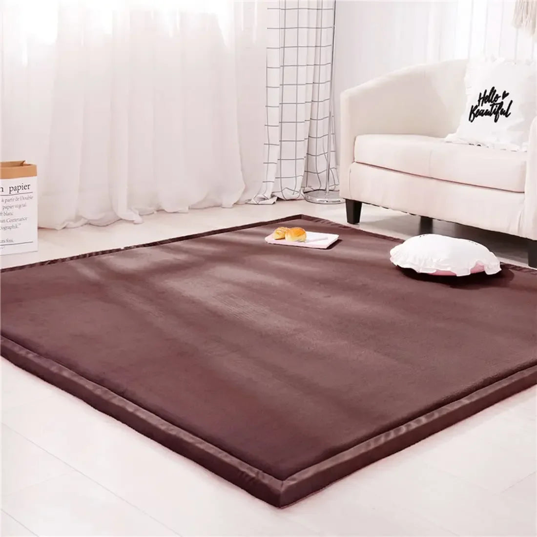 Ultra-Thick Cushioned Baby Play Mat with Modern Design