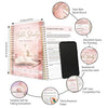 52 Week Bible Study Journal for Women – Guided Faith Planner with Spiral Binding