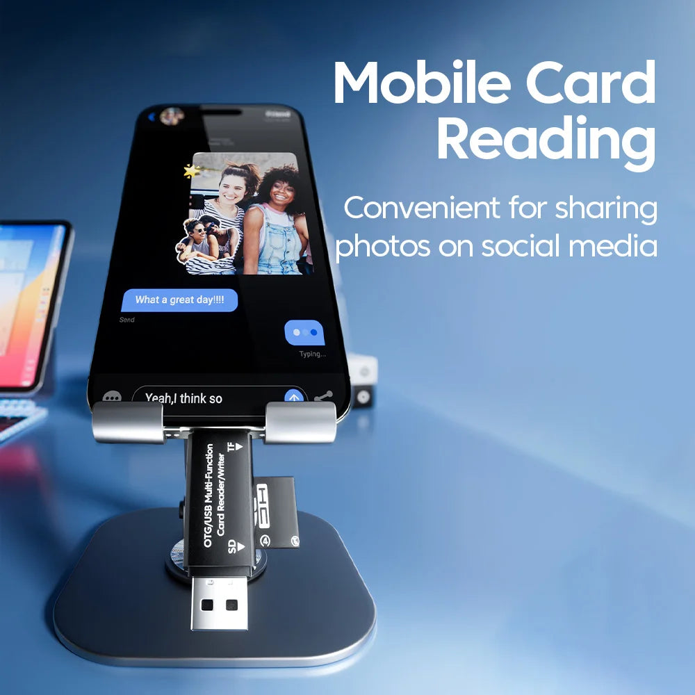 2-in-1 USB-C & USB-A Memory Card Reader