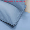 Matte Solid Color Pillowcase with Envelope Closure