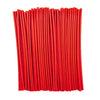 A bundle of 36 red motorcycle wheel spoke cover wraps.
