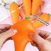 Carrot Stretch Squeeze Toy – Soft Stress Relief Fidget for Kids & Adults