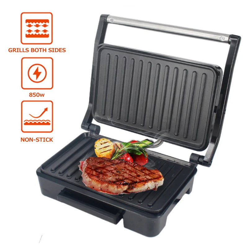 Compact Electric Panini Press & Sandwich Maker