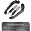 Motorcycle Brake & Clutch Lever Hand Guards with Carbon Fiber Finish