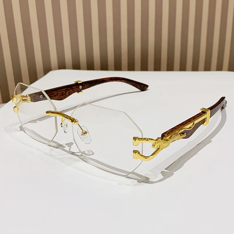 Rimless Square Sunglasses