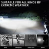 Dual Color LED Spotlight with High/Low Beam for Motorcycles and Vehicles