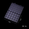 Clear 28-Slot Craft Organizer for Nail Art, Jewelry, and Small Supplies