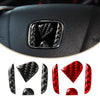 Carbon Fiber Steering Wheel Emblem Decals for Honda Models 2015-2022