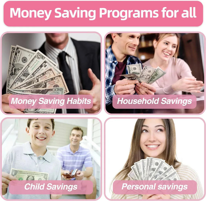 A5 Money Savings Challenge Binder with Cash Envelopes