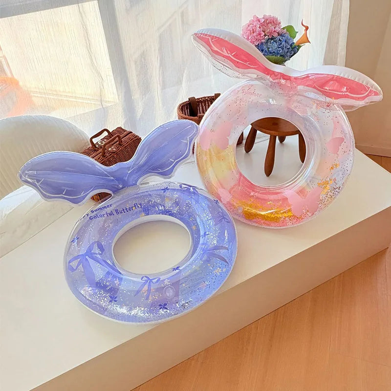 Mermaid-Inspired Inflatable Pool Float
