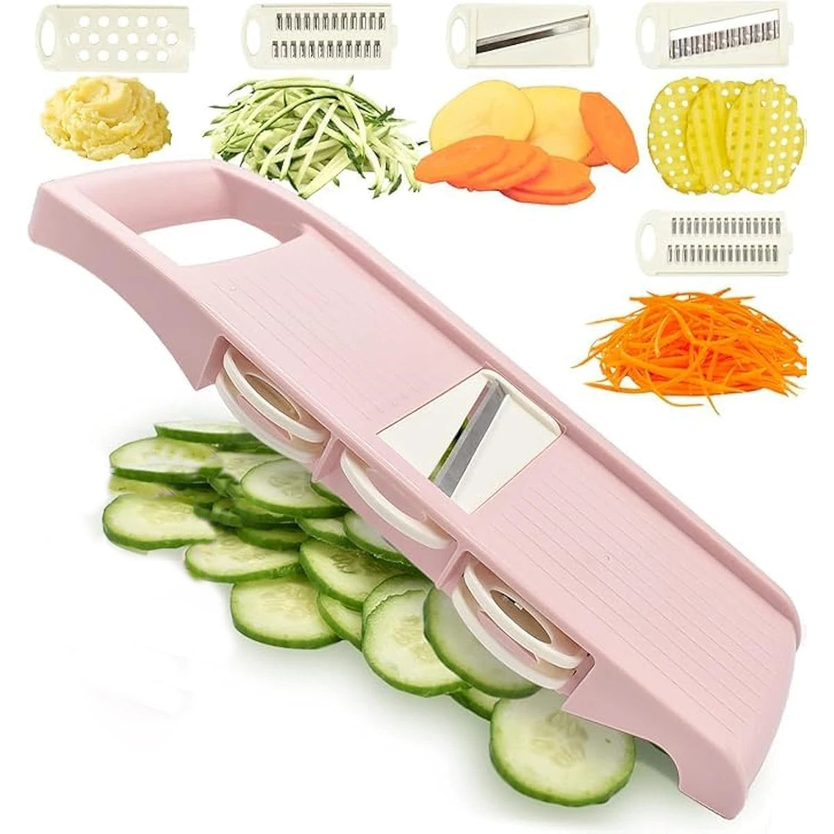 5-in-1 Multi-Blade Vegetable Slicer and Grater