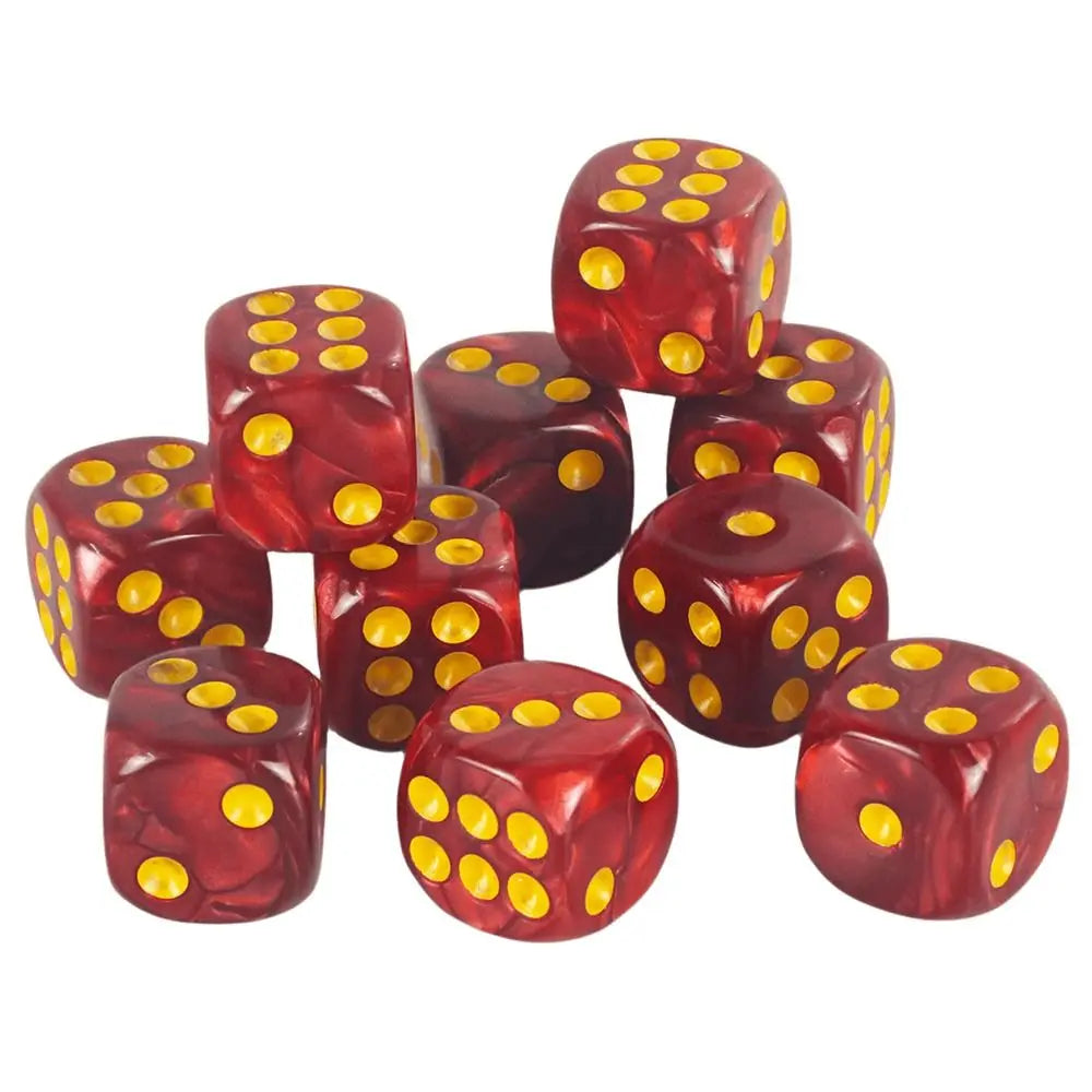 Translucent Colored Acrylic Dice Set for Tabletop Games