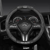 Carbon Fiber Leather Steering Wheel Cover for Infiniti Models