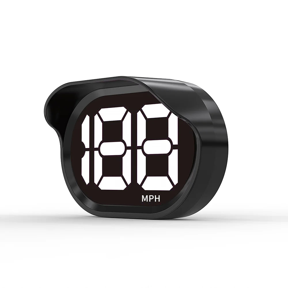 A black GPS speedometer heads-up display showing 188 MPH.