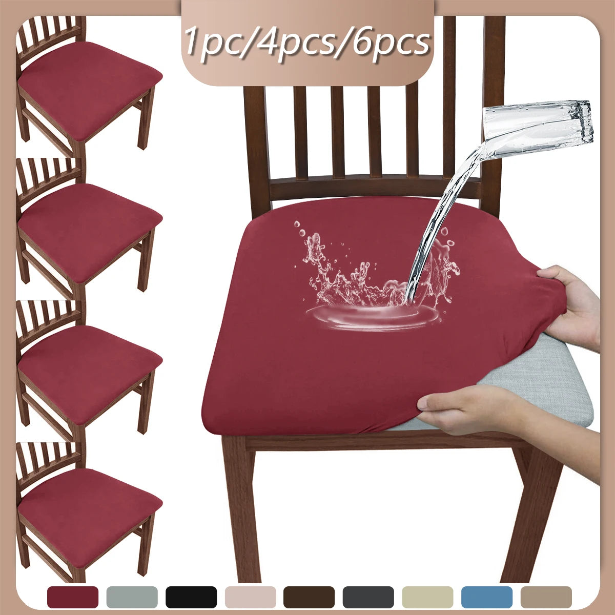 Non-Slip Stretch Bench Cover with Elegant Silk Touch