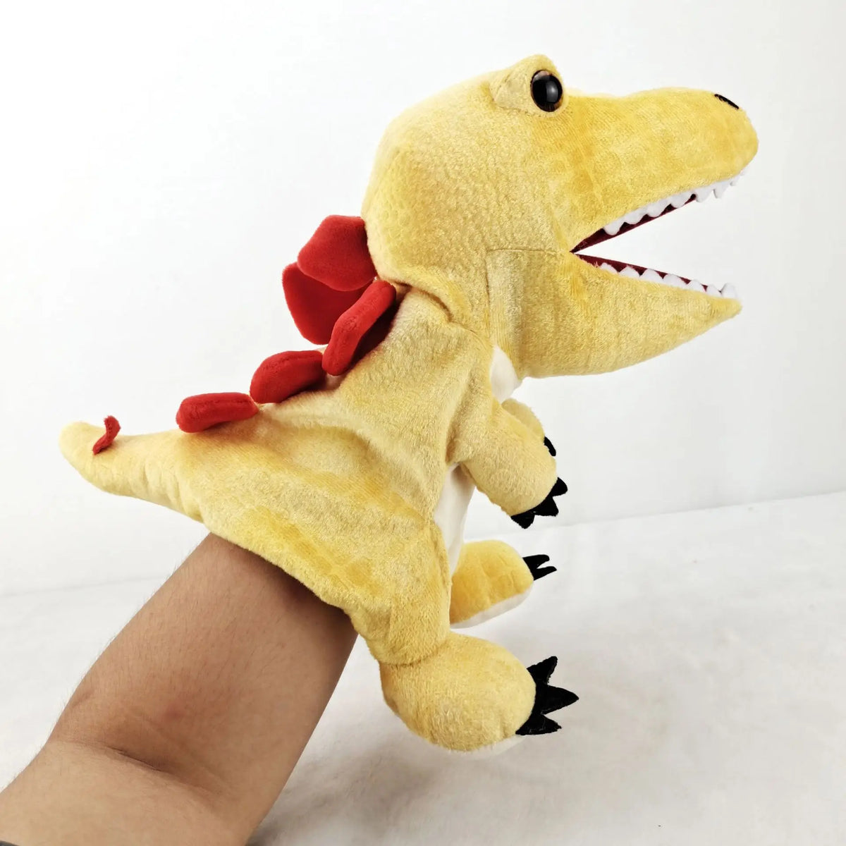 Dinosaur Hand Puppet Plush Toy – Movable Mouth for Imaginative Play