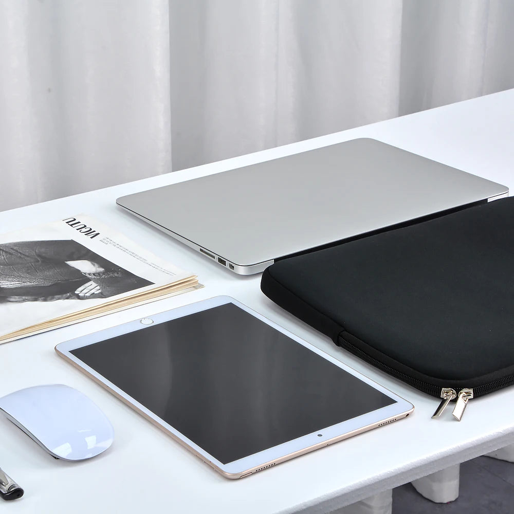 Soft Cotton Laptop Sleeve with Padded Interior