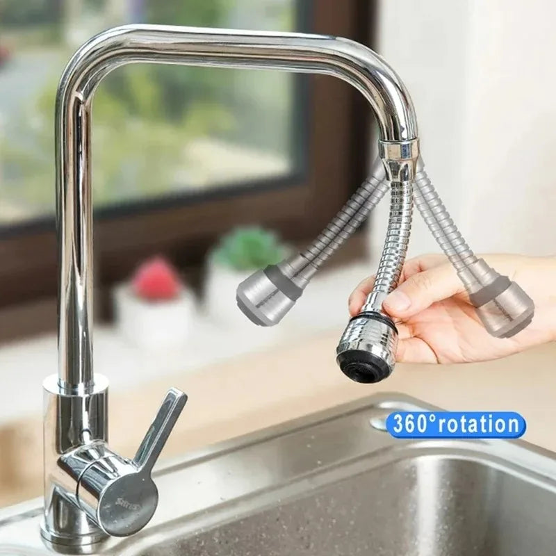 360° Rotating Kitchen Faucet Extender with Filter