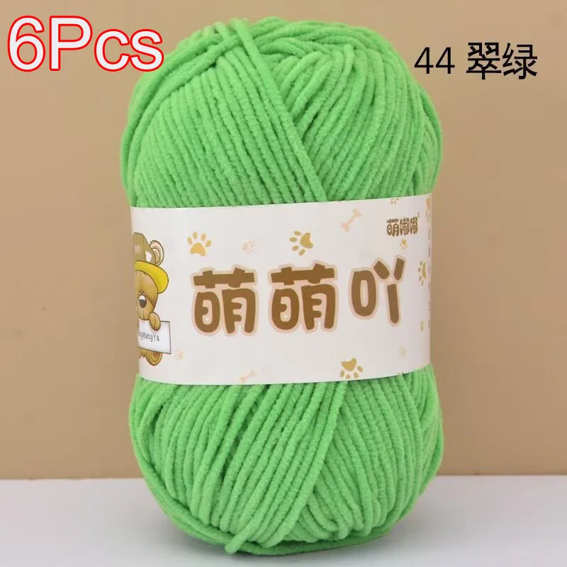 Soft Chenille Yarn for Crocheting and Knitting