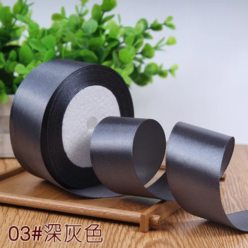 Silk Satin Ribbon Roll for Gift Wrapping, DIY Crafts, and Party Decor