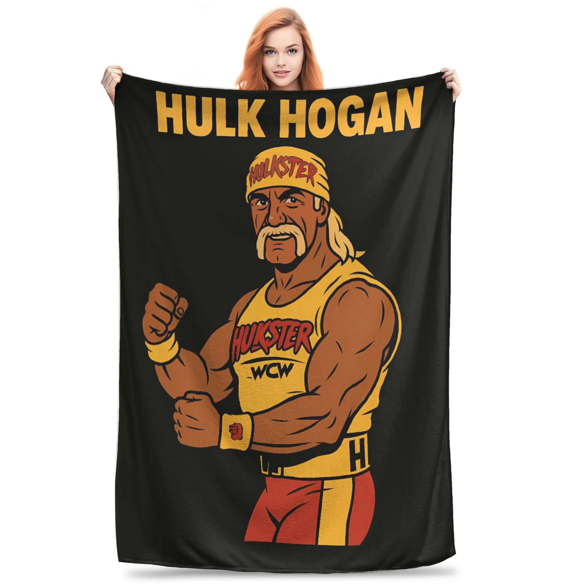 Hulk Hogan Themen-Plüsch-Flanelldecke