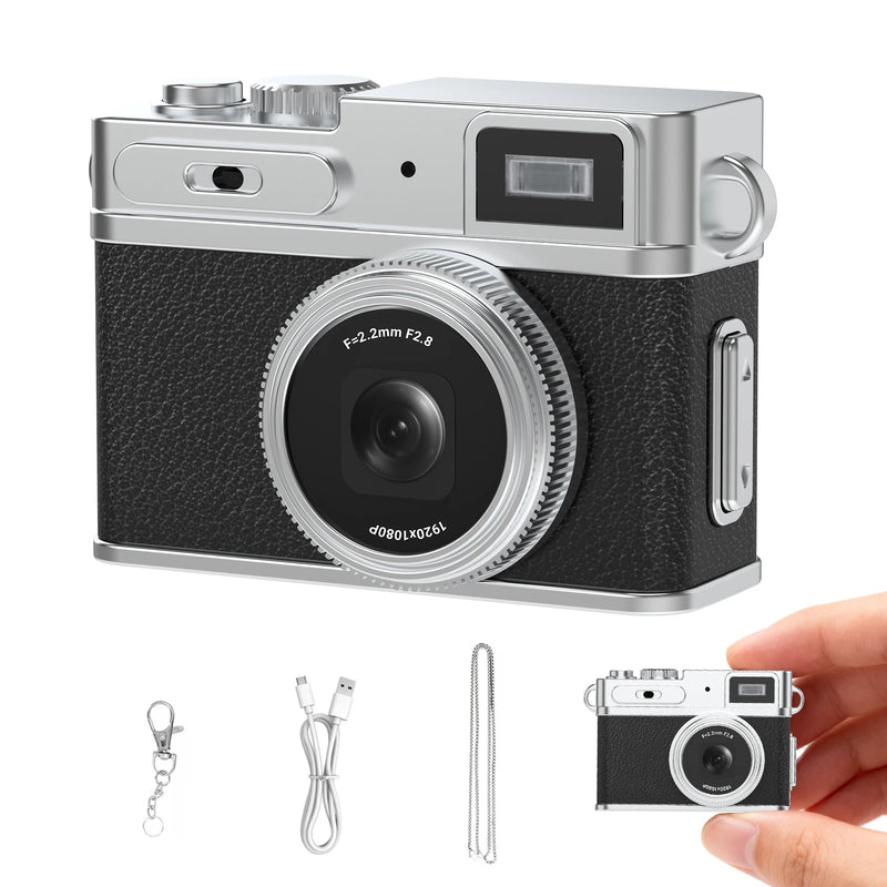 Kompakte 1080P Pocket-Kamera mit LED-Licht