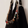 Beaded Keychain with Evil Eye Charm and Tassel