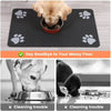 Absorbent Pet Feeding Mat with Anti-Slip Rubber Backing