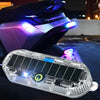Solar Powered LED Anti-Collision Strobe Light for Vehicles